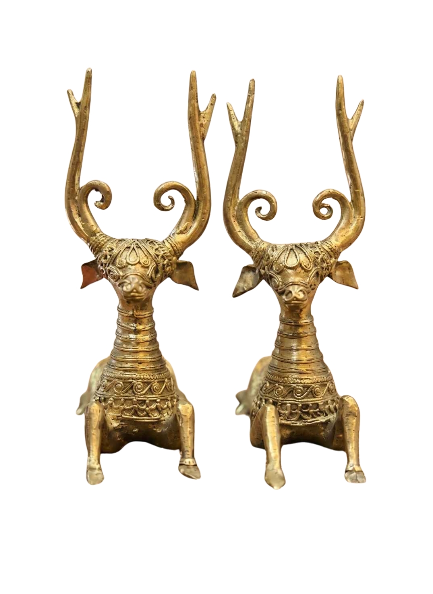 Mrig Dhokra Deer Pair - Image 2