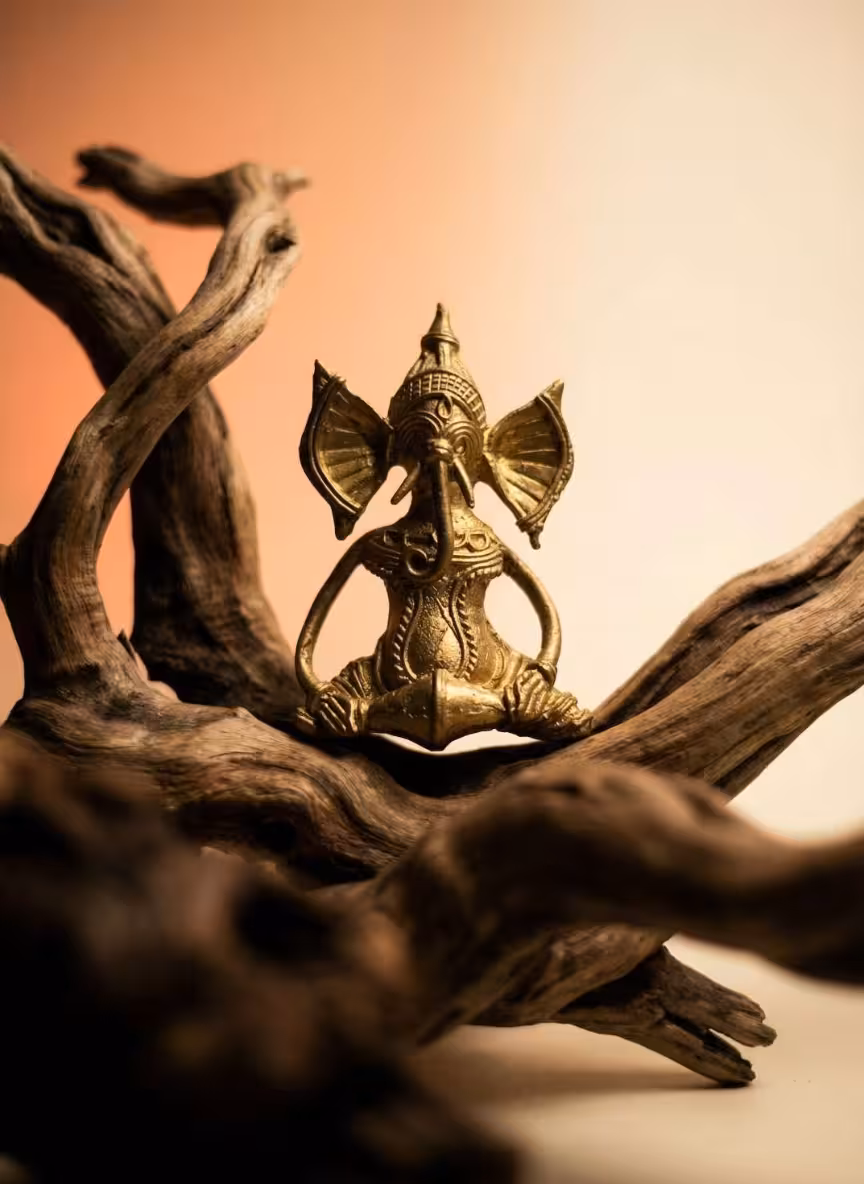 Dhokra Bal Ganesha Idol