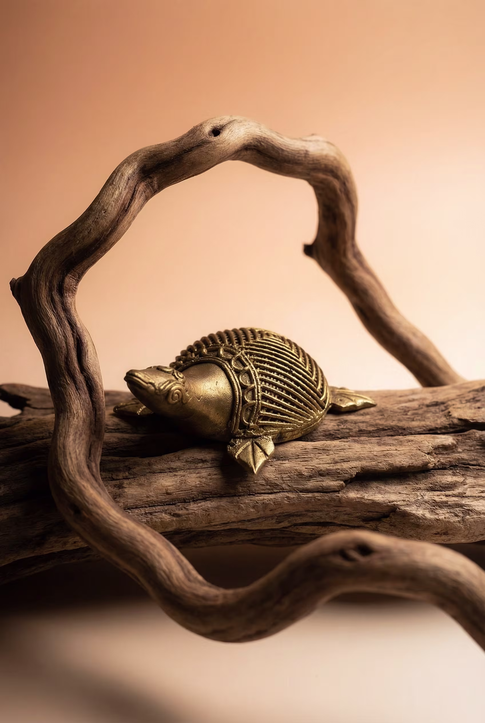 Dhokra Tortoise Figurine