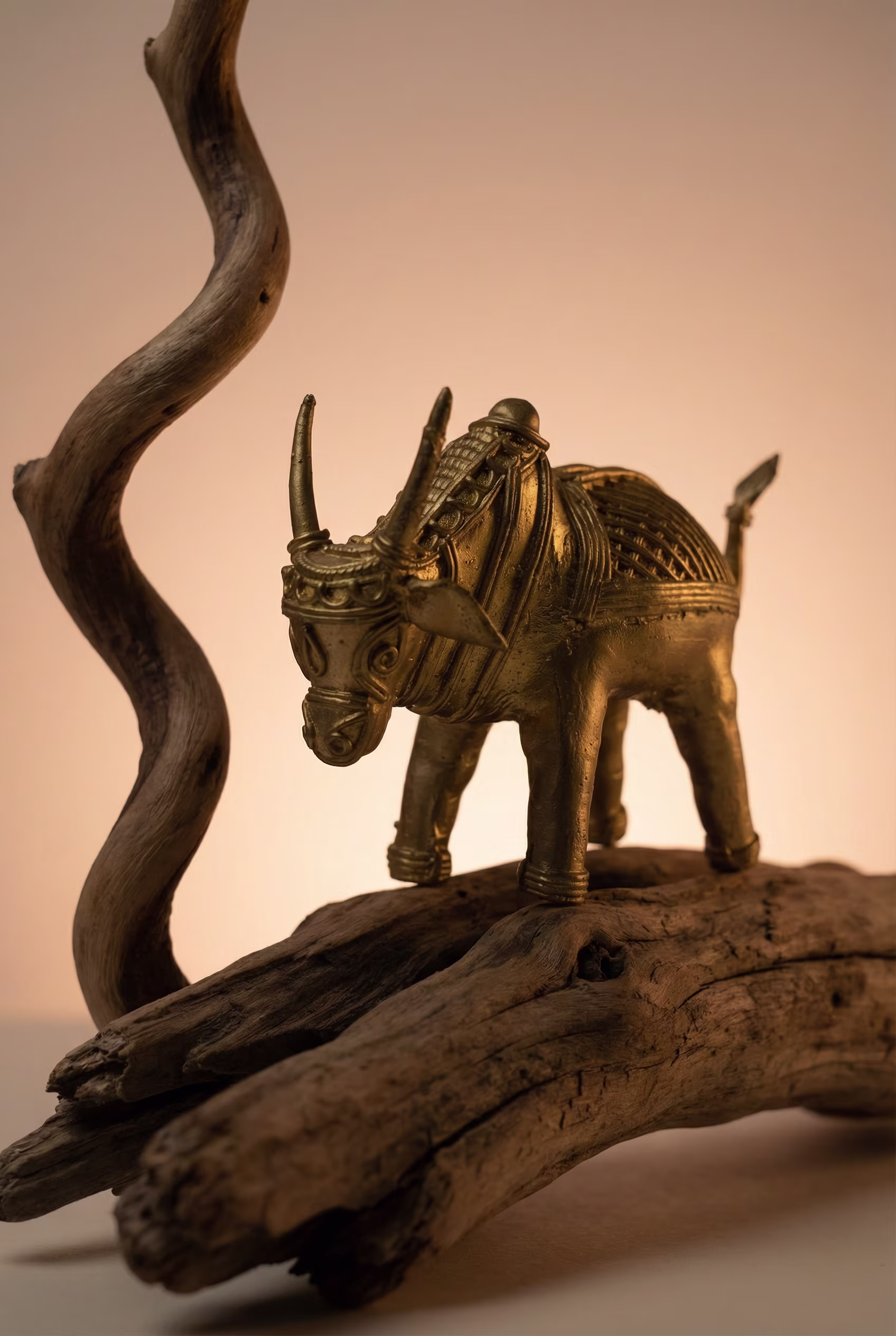 Dhokra Nandi Bull Figurine