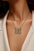 Titli Saar Dhokra Pendant